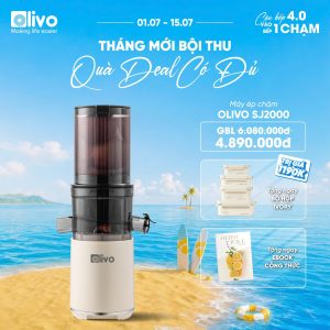 MÁY ÉP CHẬM OLIVO SJ2000 JS2000