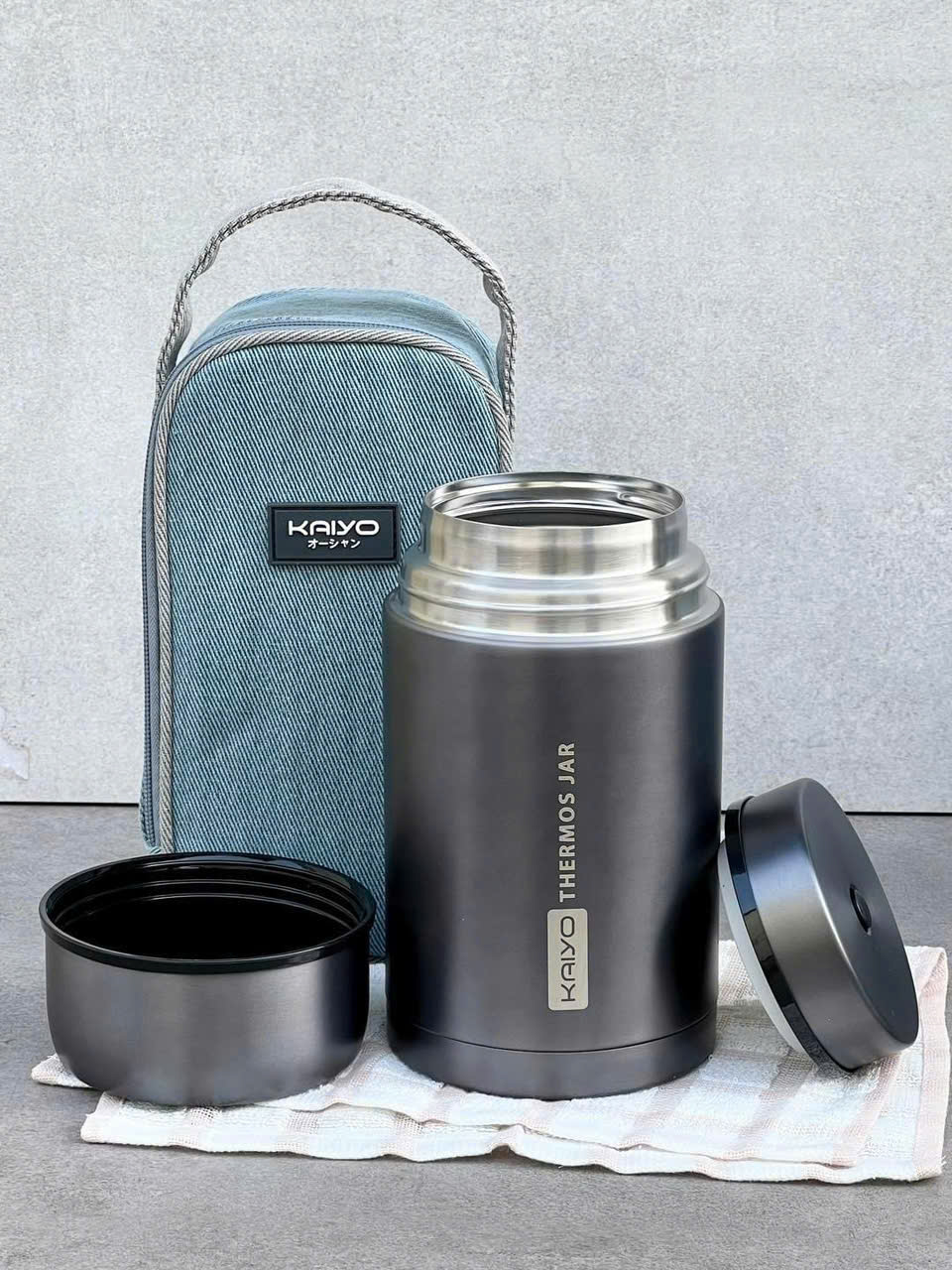 Bình ủ cháo Kaiyo dung tích 1000ml 01 Binh u chao Kaiyo dung tich 1000ml 01