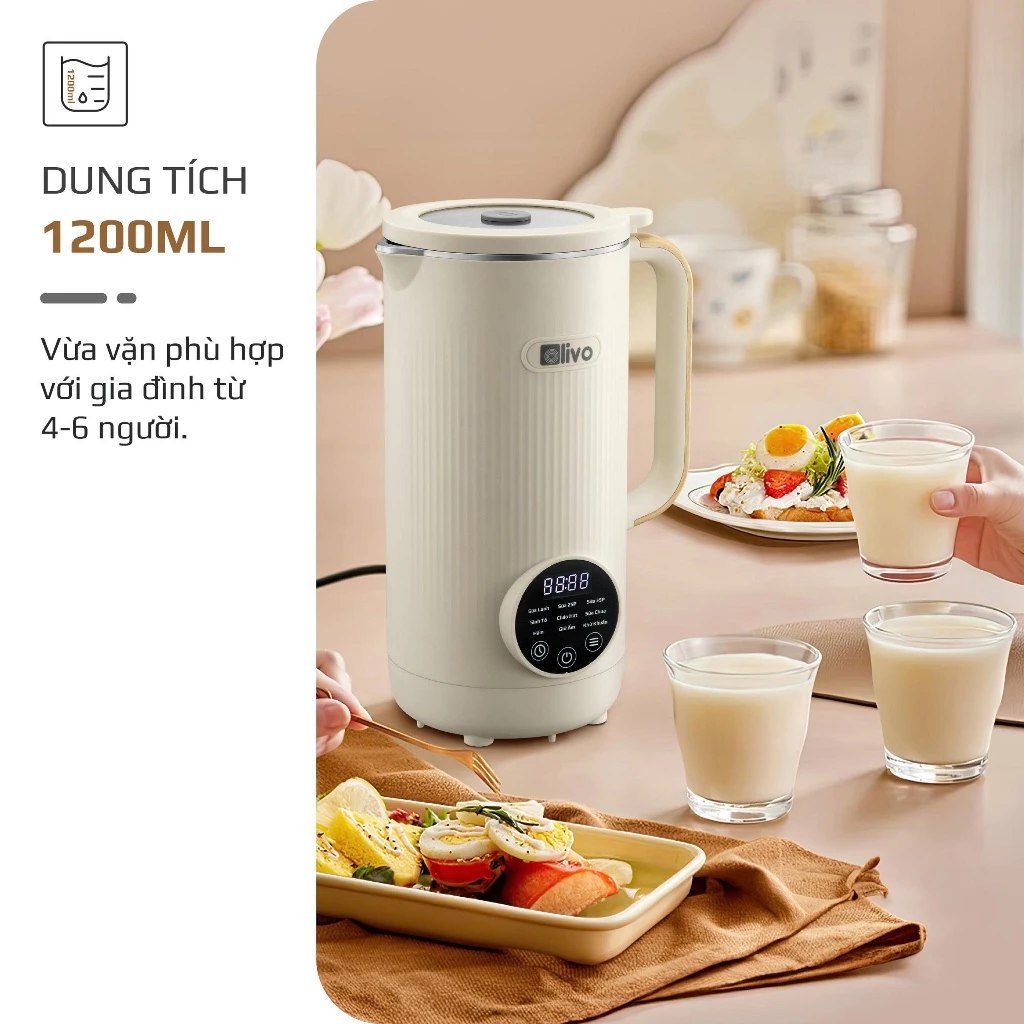 Máy Làm Sữa Hạt OLIVO CB1200 3 May Lam Sua Hat OLIVO CB1200 3