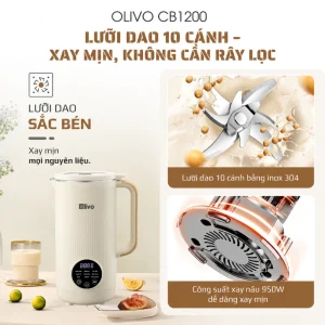 Máy Làm Sữa Hạt OLIVO CB1200 May Lam Sua Hat OLIVO CB1200 5