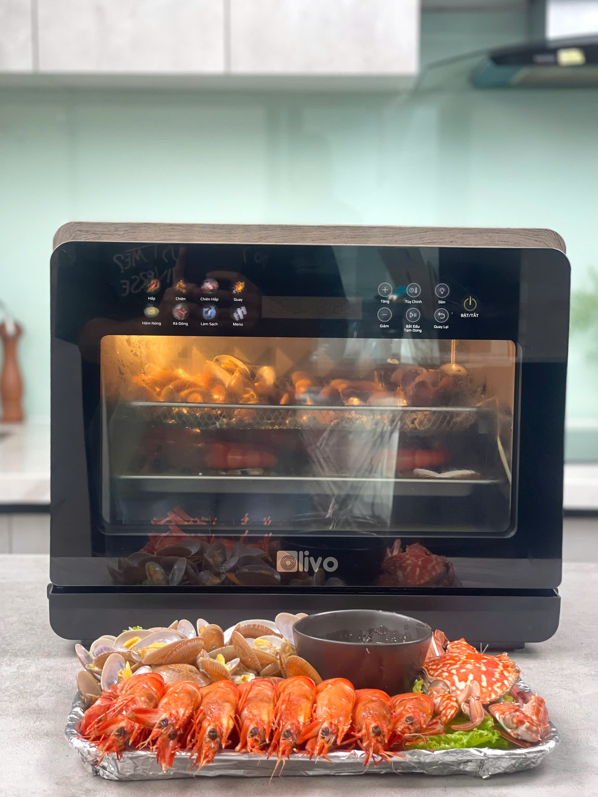 Nồi Chiên Hơi Nước OLIVO SteamFry Xtra 20L 11 Noi Chien Hoi Nuoc OLIVO SteamFry Xtra 20L 11