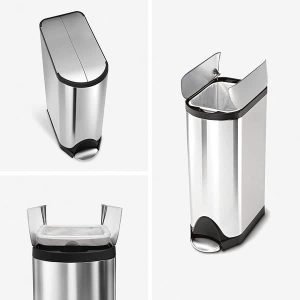 THUNG RAC DAP CHAN SIMPLEHUMAN CW2058 18L MAU INOX 5