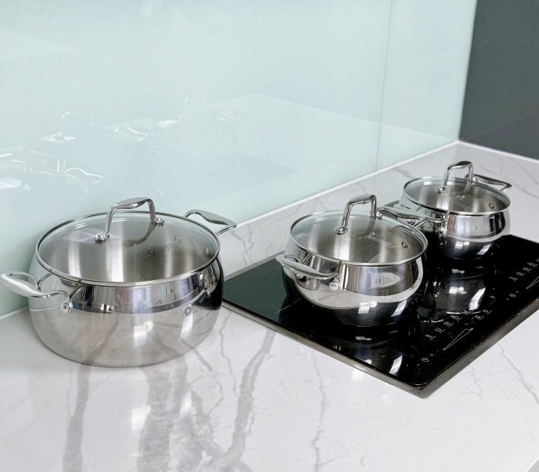 BỘ NỒI INOX OLIVO STEVE CS 5 BO NOI INOX OLIVO STEVE CS 5