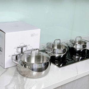 BỘ NỒI INOX OLIVO STEVE CS BO NOI INOX OLIVO STEVE CS 6