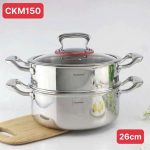 Bộ nồi kèm xửng hấp 2 tầng Chockmen 26cm C150