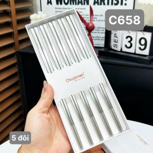 Đũa inox Chockmen hộp 5 đôi  C658