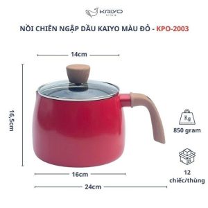 Noi chien ngap dau Kaiyo 16cm 18
