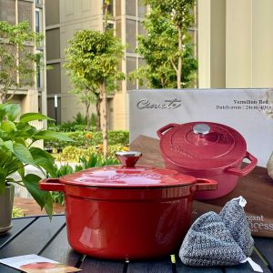 Nồi gang tráng men Ciwete Elegante Princess 24cm