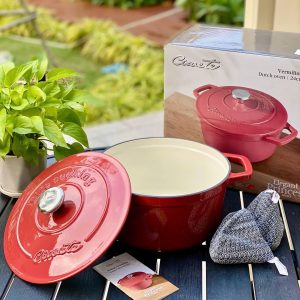 Noi gang trang men Ciwete Elegante Princess 24cm 2