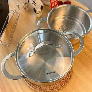 Noi xung 2 tang inox Chockmen 16cm 6