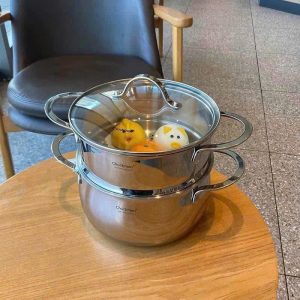 Noi xung 2 tang inox Chockmen 16cm 7