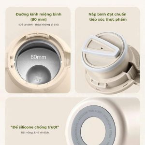 BINH GIU NHIET 48H INOX 316 TEWA JAPAN 5