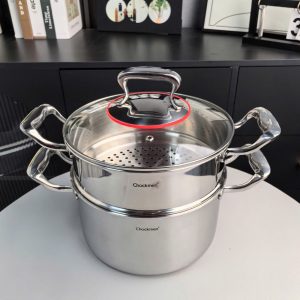 Bộ nồi kèm xửng hấp 2 tầng Chockmen 22cm C889