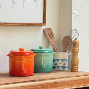 Hũ gốm sứ muối dưa cà rainbow Kaiyo 1.5L Hu gom su muoi dua ca rainbow Kaiyo 1.5L 2