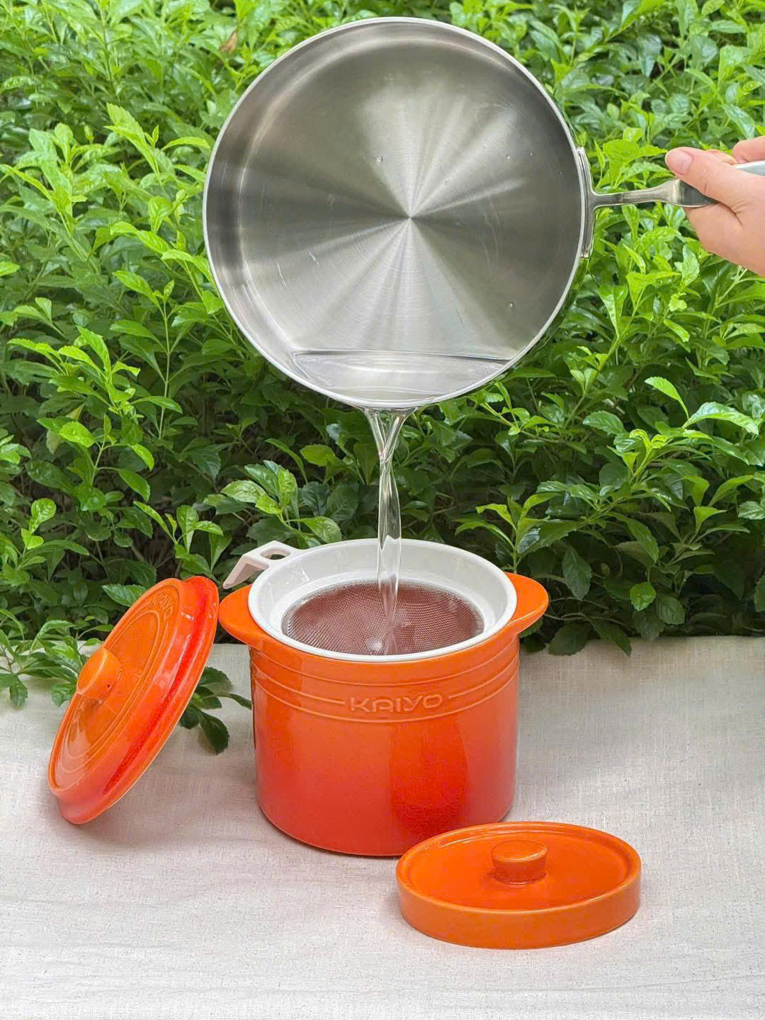 Hũ gốm sứ muối dưa cà rainbow Kaiyo 1.5L 6 Hu gom su muoi dua ca rainbow Kaiyo 1.5L 6