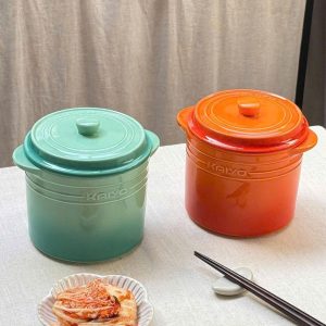 Hũ gốm sứ muối dưa cà rainbow Kaiyo 1.5L Hu gom su muoi dua ca rainbow Kaiyo 1.5L 7