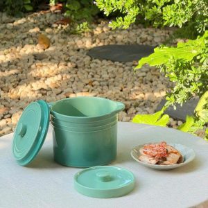 Hũ gốm sứ muối dưa cà rainbow Kaiyo 1.5L Hu gom su muoi dua ca rainbow Kaiyo 1.5L 8