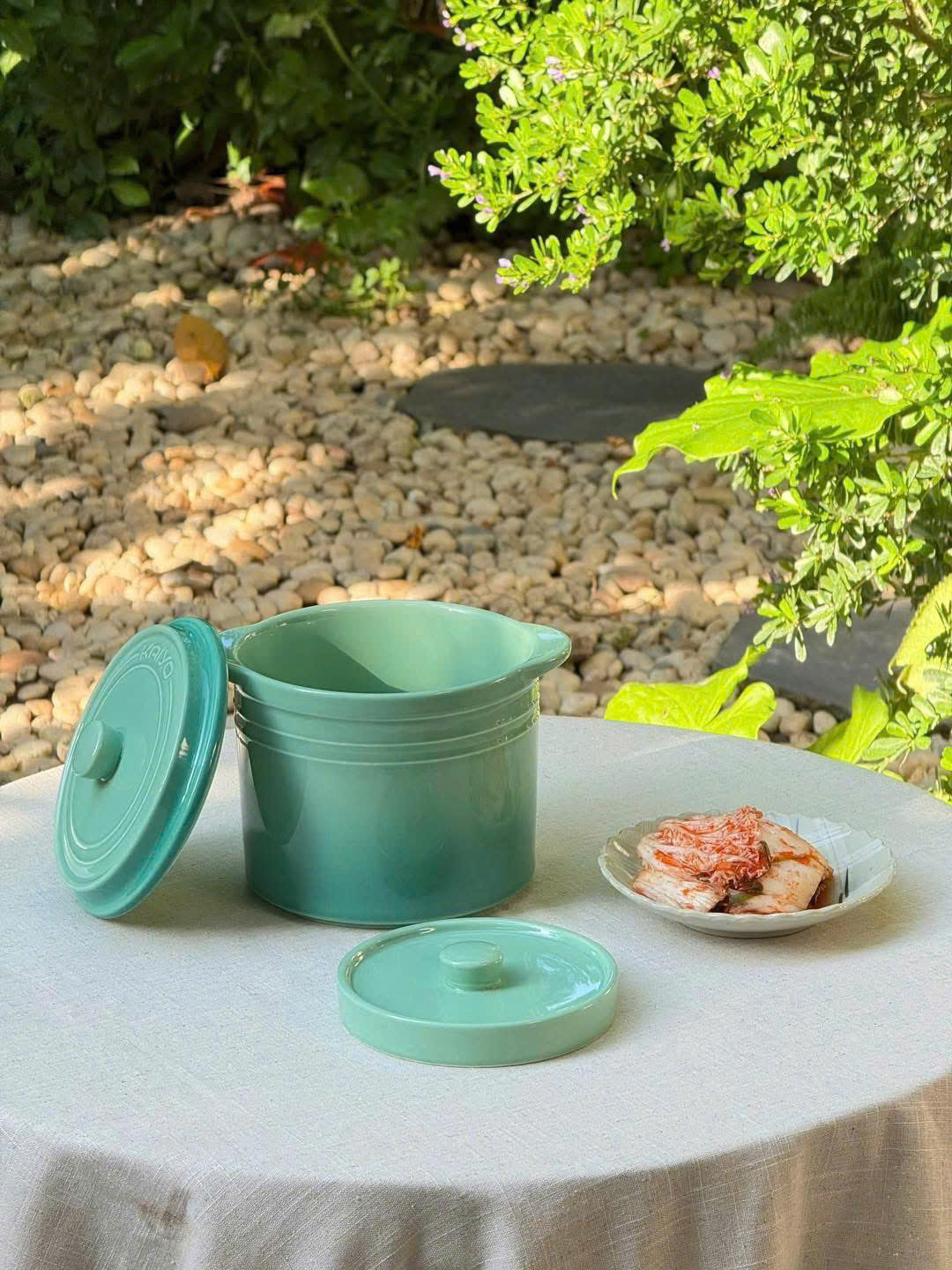 Hũ gốm sứ muối dưa cà rainbow Kaiyo 1.5L 8 Hu gom su muoi dua ca rainbow Kaiyo 1.5L 8