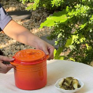 Hũ gốm sứ muối dưa cà rainbow Kaiyo 1.5L Hu gom su muoi dua ca rainbow Kaiyo 1.5L 9