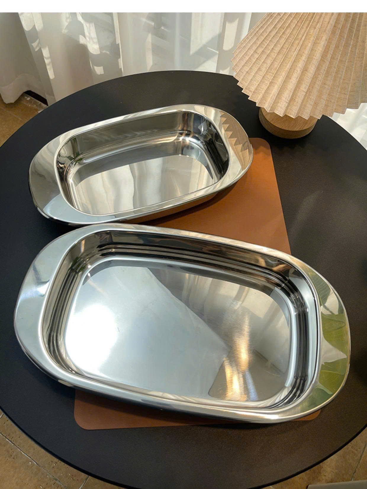 Khay inox chữ nhật OYATTON O305 4 Khay inox chu nhat OYATTON O305 4