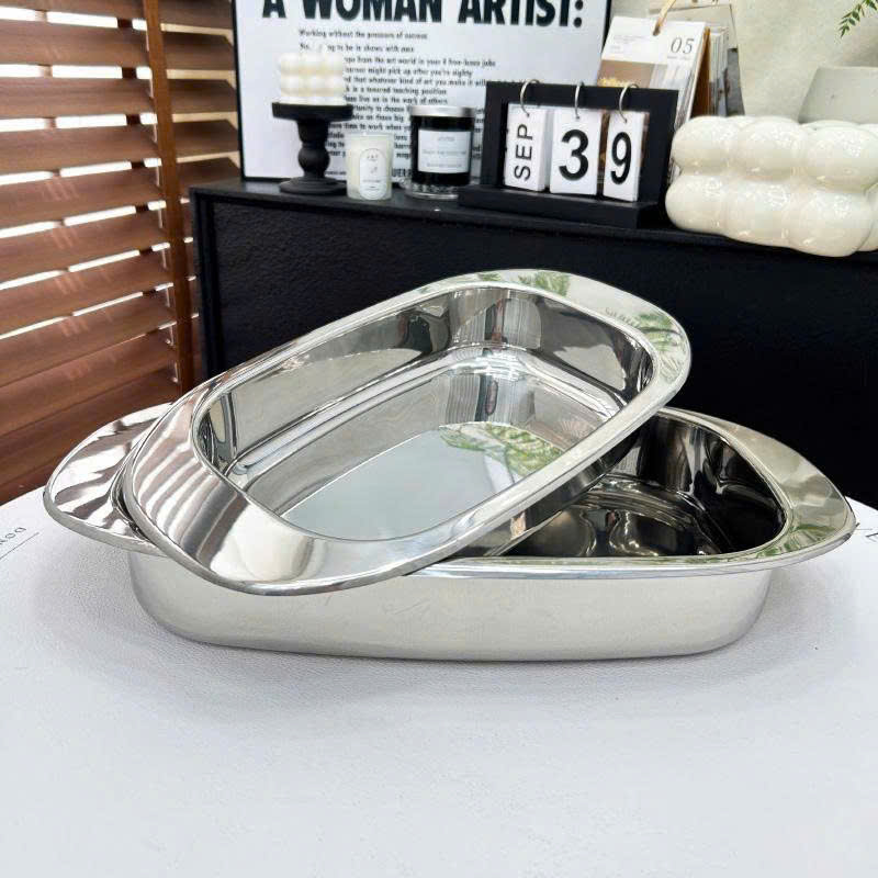 Khay inox chữ nhật OYATTON O305 5 Khay inox chu nhat OYATTON O305 5