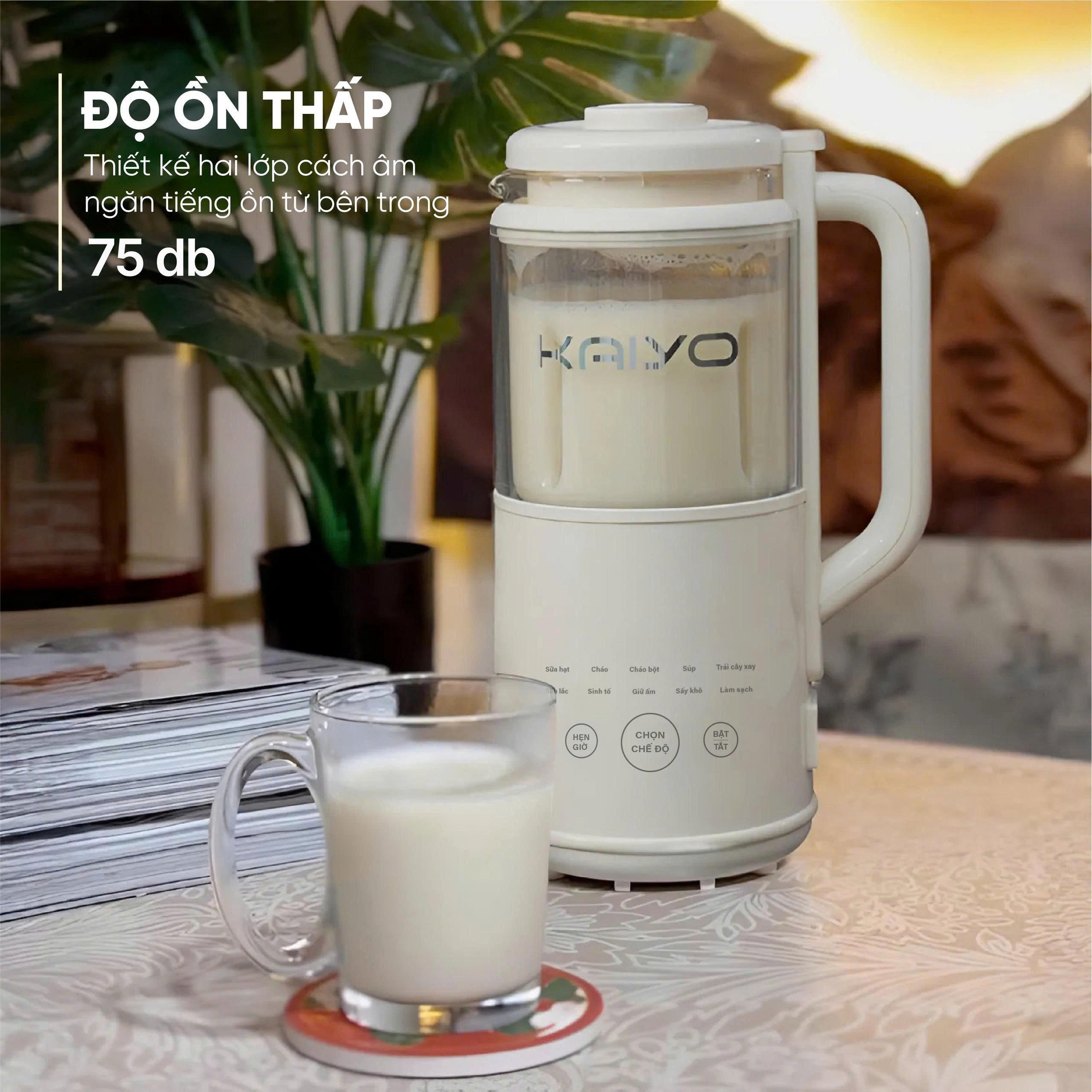 MÁY LÀM SỮA HẠT ĐA NĂNG KAIYO 1000ML (KNM-411)