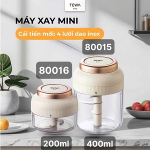 MÁY XAY TỎI KÉO TAY TEWA JAPAN 200ML 80016
