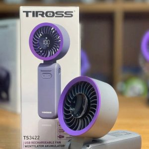 Quạt sạc USB cầm tay mini Tiross TS3422