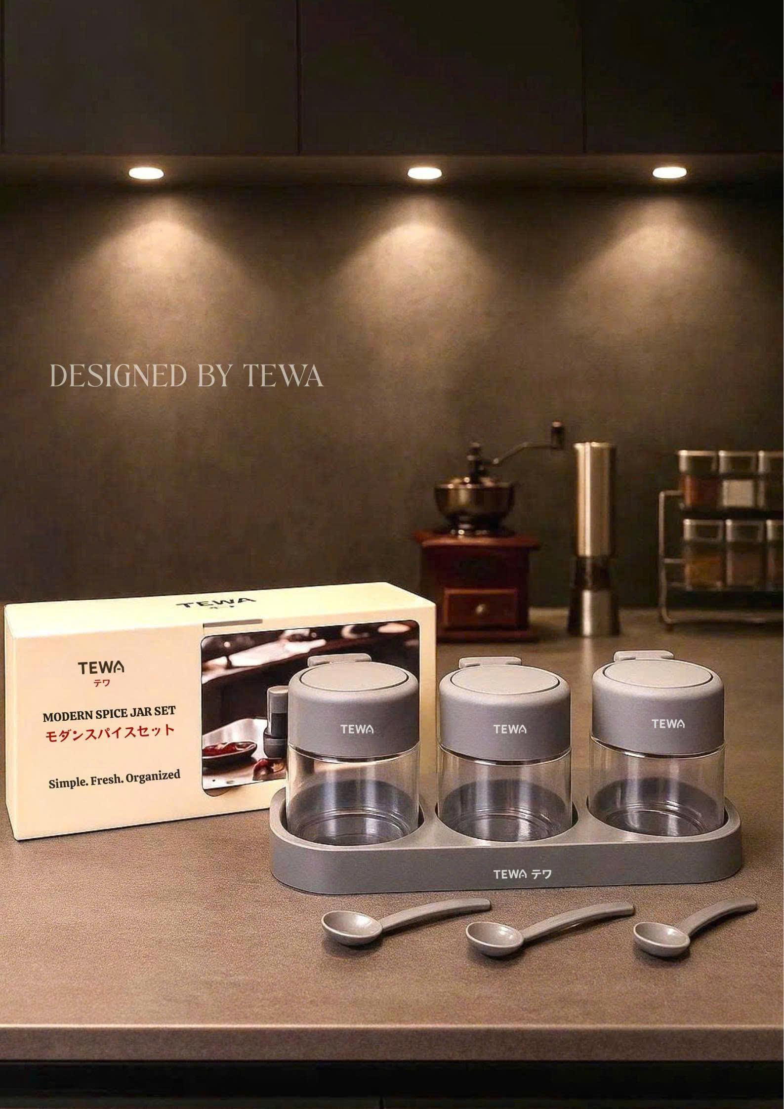SET 3 LỌ THỦY TINH ĐỰNG GIA VỊ TEWA JAPAN CAO CẤP 2 SET 3 LO THUY TINH DUNG GIA VI TEWA JAPAN CAO CAP 2