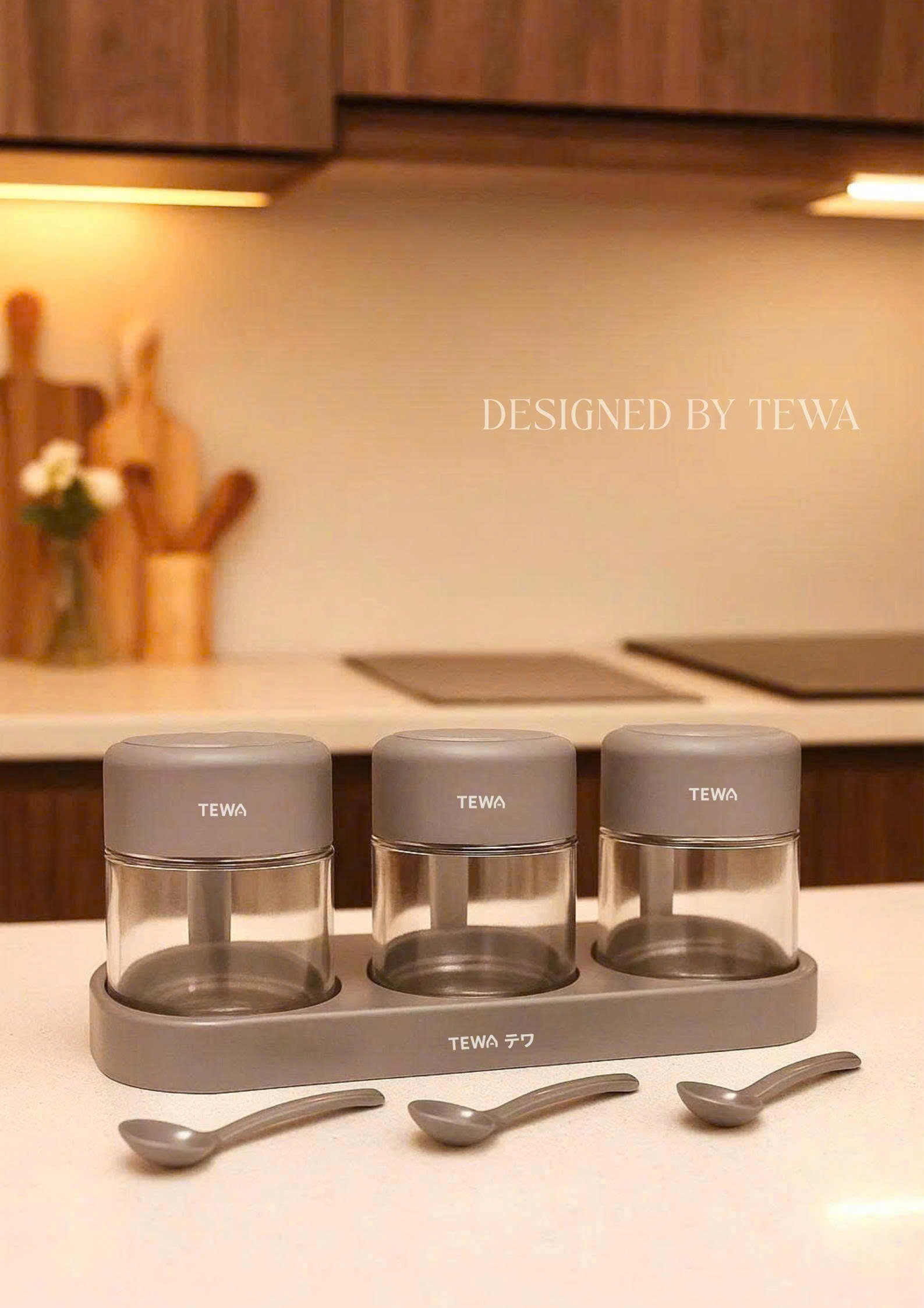 SET 3 LỌ THỦY TINH ĐỰNG GIA VỊ TEWA JAPAN CAO CẤP 6 SET 3 LO THUY TINH DUNG GIA VI TEWA JAPAN CAO CAP 6