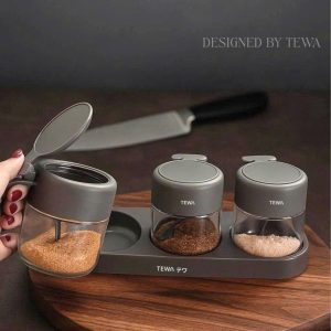 SET 3 LỌ THỦY TINH ĐỰNG GIA VỊ TEWA JAPAN CAO CẤP SET 3 LO THUY TINH DUNG GIA VI TEWA JAPAN CAO CAP 9