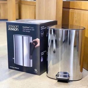 Thùng rác có bàn đạp Joseph Joseph 70596 5L màu inox
