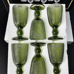 BO 6 LY THUY TINH VAN LUOI CRISTA HOME 240ML 11