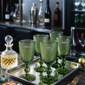 BO 6 LY THUY TINH VAN LUOI CRISTA HOME 240ML 13