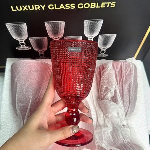 BO 6 LY THUY TINH VAN LUOI CRISTA HOME 240ML 6