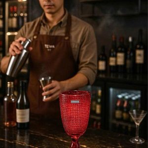 BO 6 LY THUY TINH VAN LUOI CRISTA HOME 240ML 9