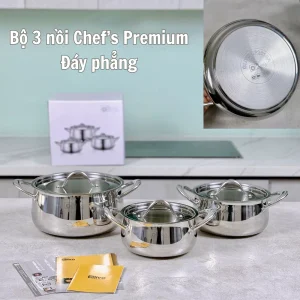 BỘ NỒI INOX OLIVO CHEF’S PREMIUM