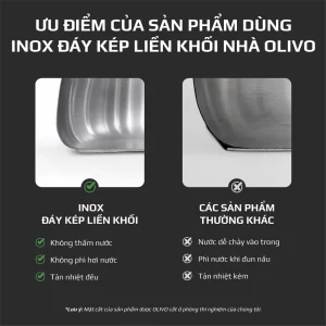BỘ NỒI INOX OLIVO CHEF’S PREMIUM BO NOI INOX OLIVO CHEFS PREMIUM 4