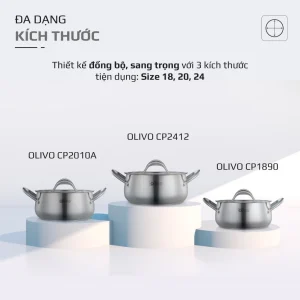 BỘ NỒI INOX OLIVO CHEF’S PREMIUM BO NOI INOX OLIVO CHEFS PREMIUM 7
