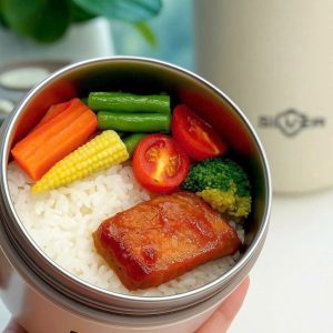 Cặp lồng cơm 3 ngăn Silver Lunch Box Cap long com 3 ngan Silver Lunch Box 3