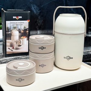 Cặp lồng cơm 3 ngăn Silver Lunch Box Cap long com 3 ngan Silver Lunch Box 7