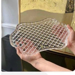 ĐĨA PHA LÊ BOHEMIA CRYSTAL DIAMOND CUT 30.5CM