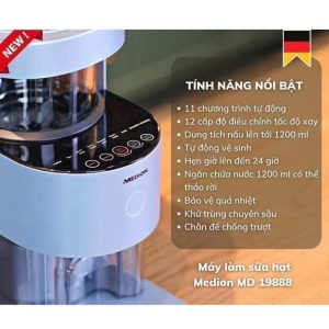 MÁY LÀM SỮA HẠT MEDION MD 19888 MAY LAM SUA HAT MEDION MD 19888 4