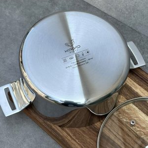 Noi duc inox 3 lop day lien Kaiyo size 20cm KIC 3376 10
