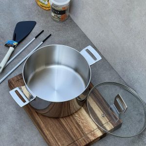 Noi duc inox 3 lop day lien Kaiyo size 20cm KIC 3376 3