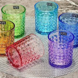 Set 6 cốc pha lê cầu vồng King Crystal Diamond Set 6 coc pha le cau vong King Crystal Diamond 4