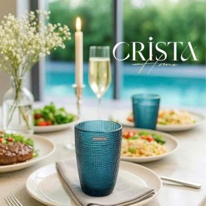 BO 6 COC THUY TINH VAN LUOI DAP NOI CRISTA 420ML 13