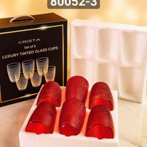 BO 6 COC THUY TINH VAN LUOI DAP NOI CRISTA 420ML 3