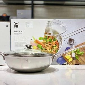 Chao sau long WMF Wokpan 30cm co nap kinh 3