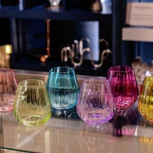 Set 6 coc Columba mau 380ml Crystal Bohemia 1